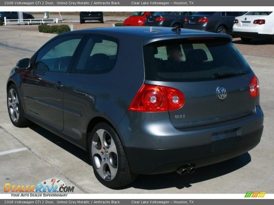2008 Volkswagen GTI 2 Door United Grey Metallic / Anthracite Black Photo #2