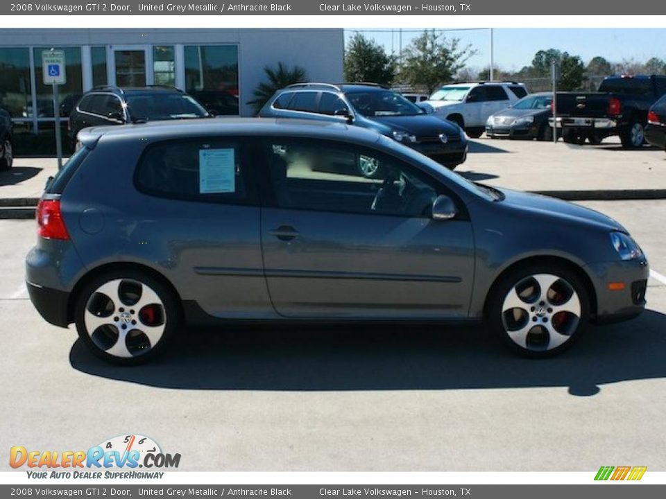2008 Volkswagen GTI 2 Door United Grey Metallic / Anthracite Black Photo #4
