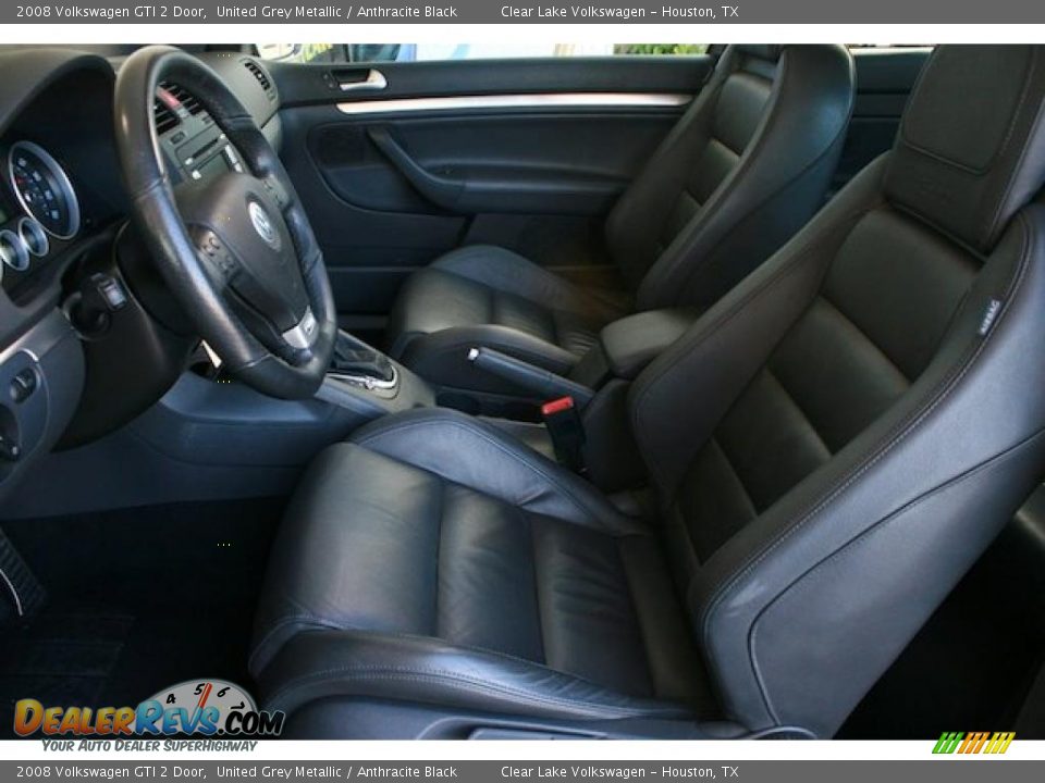 2008 Volkswagen GTI 2 Door United Grey Metallic / Anthracite Black Photo #5