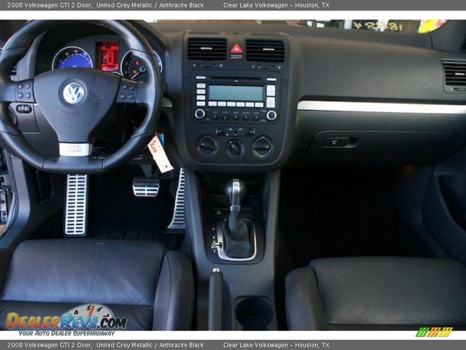 2008 Volkswagen GTI 2 Door United Grey Metallic / Anthracite Black Photo #6