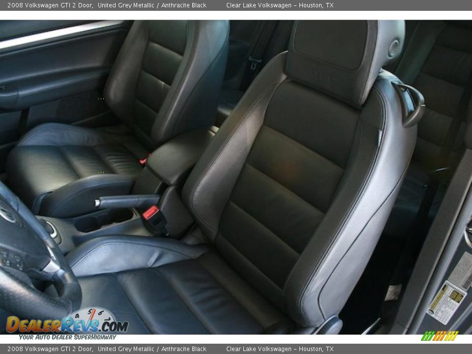 2008 Volkswagen GTI 2 Door United Grey Metallic / Anthracite Black Photo #7