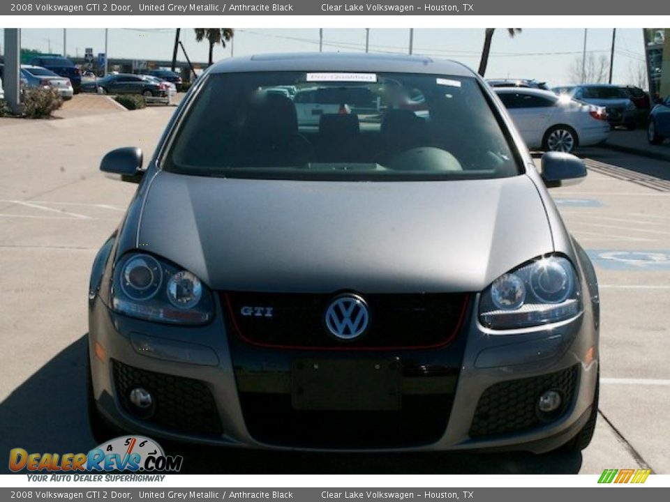 2008 Volkswagen GTI 2 Door United Grey Metallic / Anthracite Black Photo #10