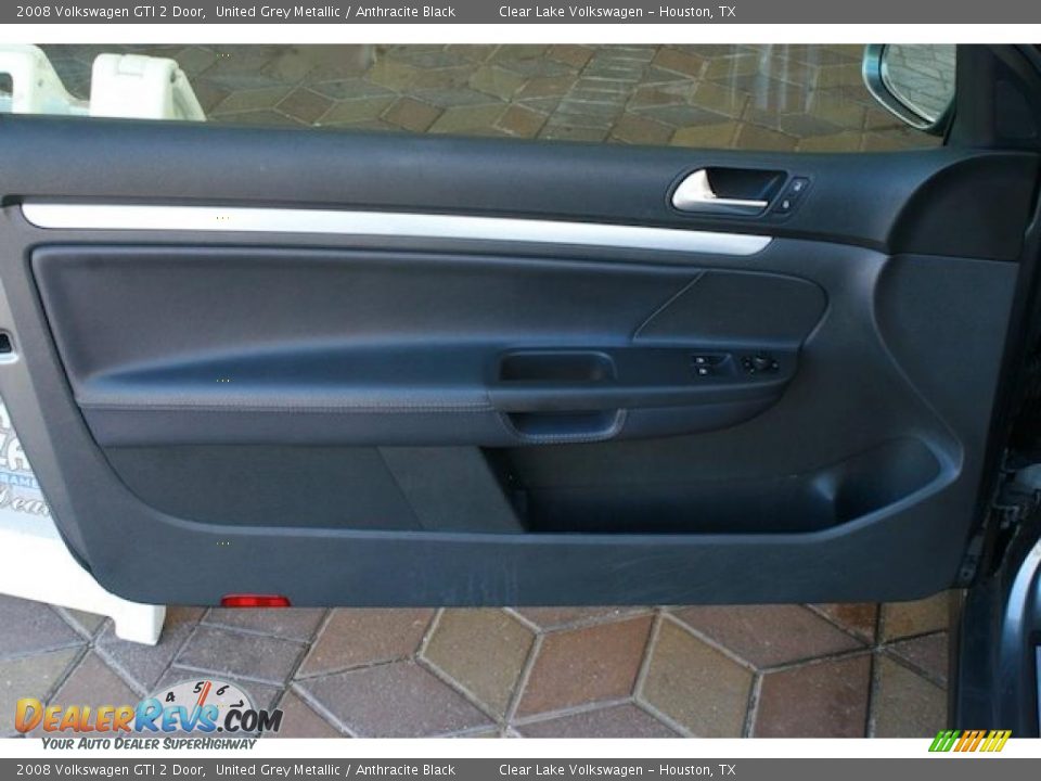 2008 Volkswagen GTI 2 Door United Grey Metallic / Anthracite Black Photo #19