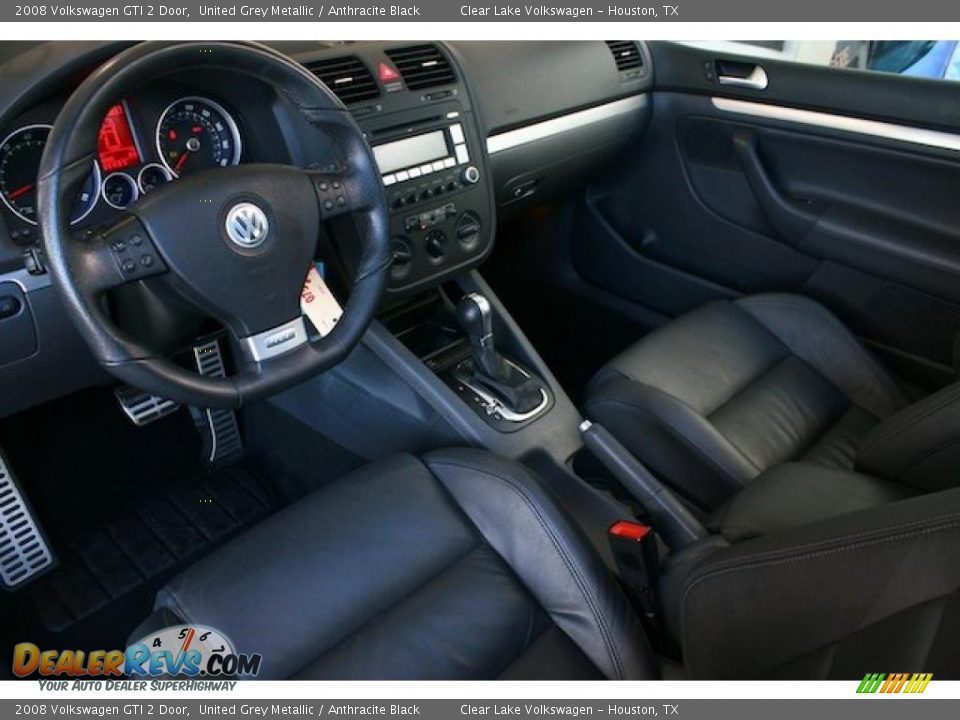 2008 Volkswagen GTI 2 Door United Grey Metallic / Anthracite Black Photo #20