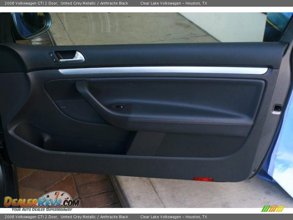 2008 Volkswagen GTI 2 Door United Grey Metallic / Anthracite Black Photo #23