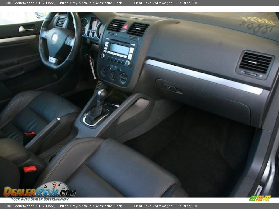 2008 Volkswagen GTI 2 Door United Grey Metallic / Anthracite Black Photo #25