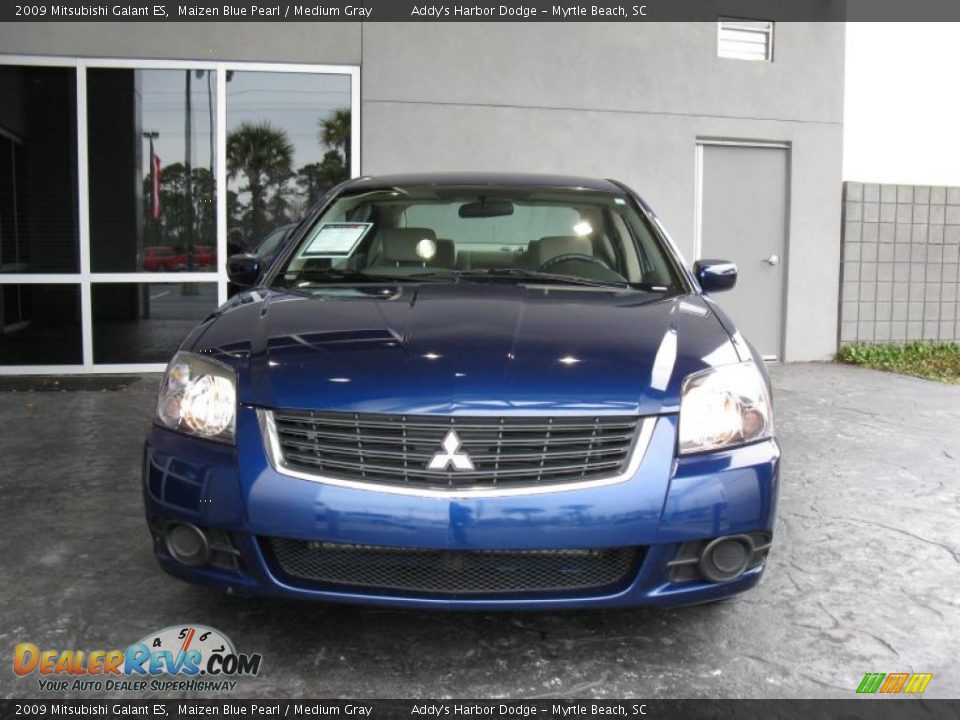 2009 Mitsubishi Galant ES Maizen Blue Pearl / Medium Gray Photo #2