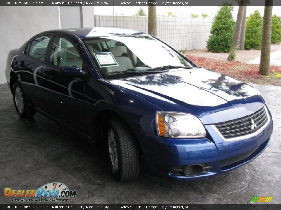 2009 Mitsubishi Galant ES Maizen Blue Pearl / Medium Gray Photo #3
