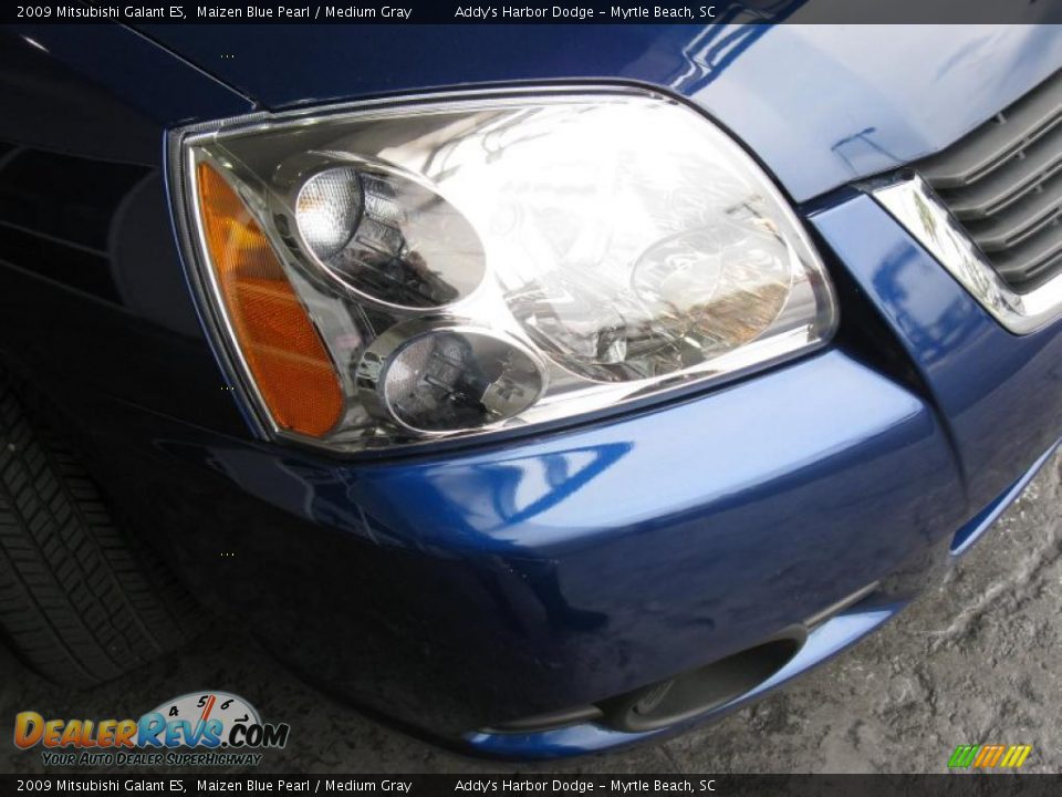2009 Mitsubishi Galant ES Maizen Blue Pearl / Medium Gray Photo #4