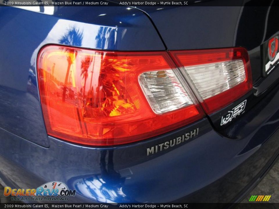 2009 Mitsubishi Galant ES Maizen Blue Pearl / Medium Gray Photo #8