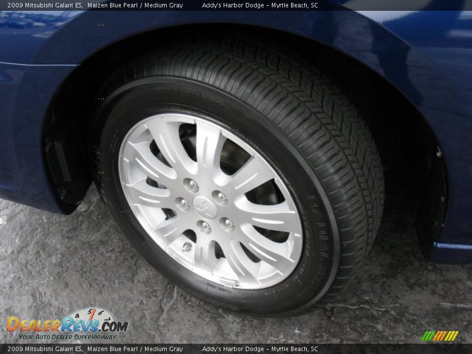 2009 Mitsubishi Galant ES Maizen Blue Pearl / Medium Gray Photo #9