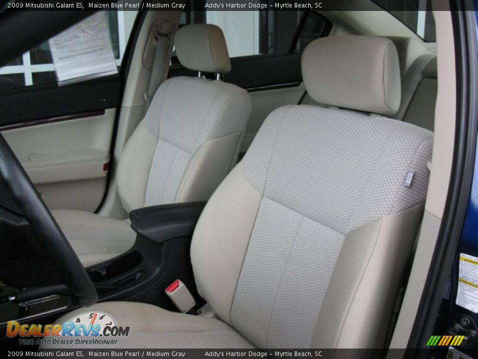 2009 Mitsubishi Galant ES Maizen Blue Pearl / Medium Gray Photo #11