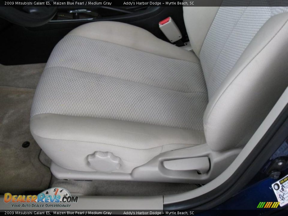 2009 Mitsubishi Galant ES Maizen Blue Pearl / Medium Gray Photo #12