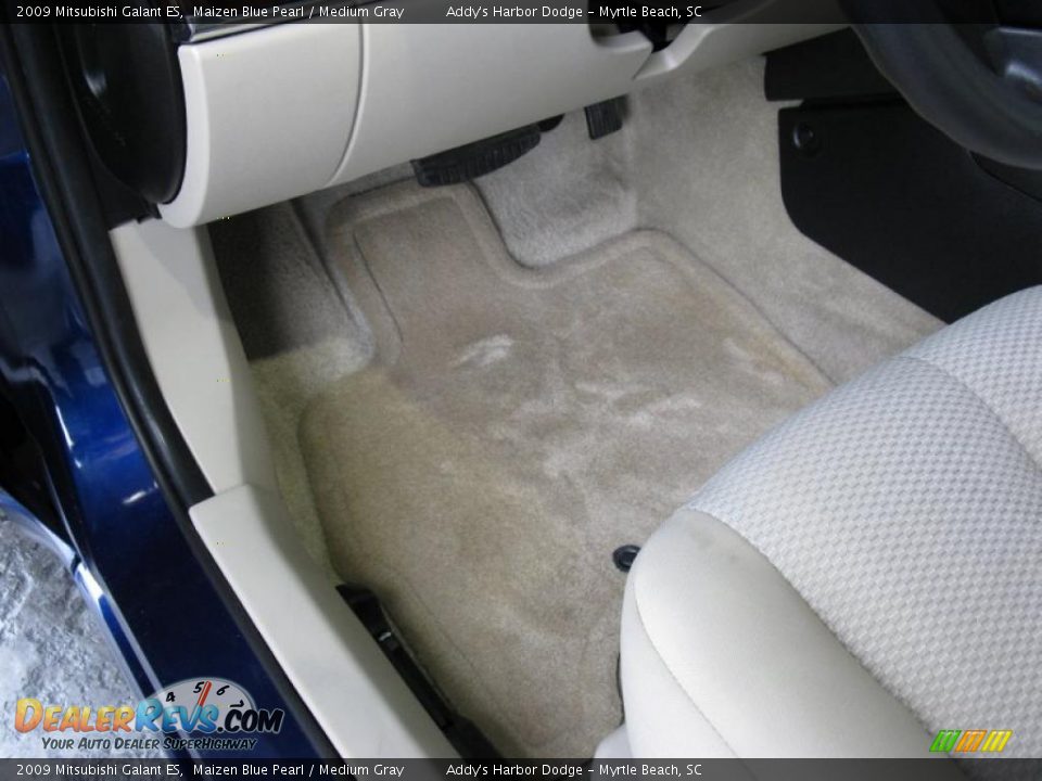 2009 Mitsubishi Galant ES Maizen Blue Pearl / Medium Gray Photo #13