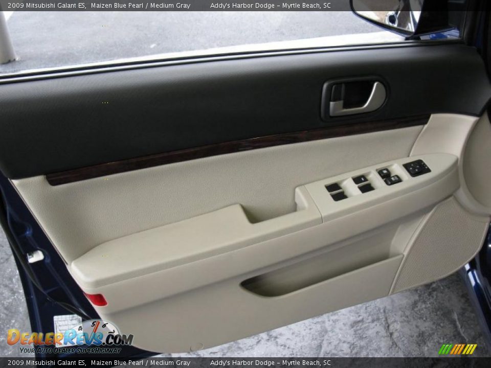 2009 Mitsubishi Galant ES Maizen Blue Pearl / Medium Gray Photo #14