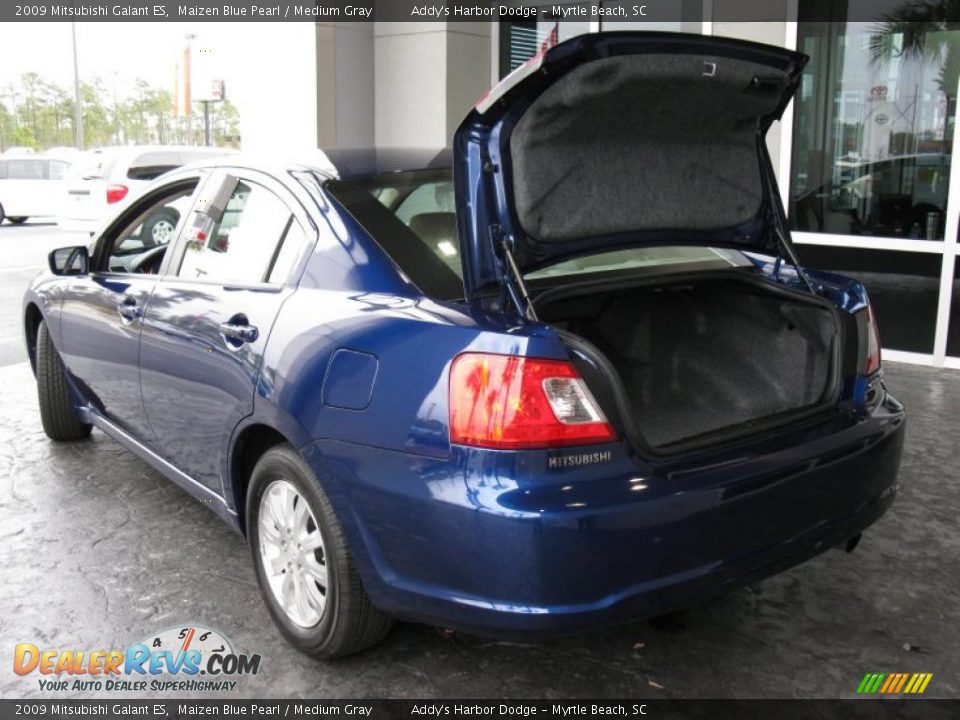 2009 Mitsubishi Galant ES Maizen Blue Pearl / Medium Gray Photo #15
