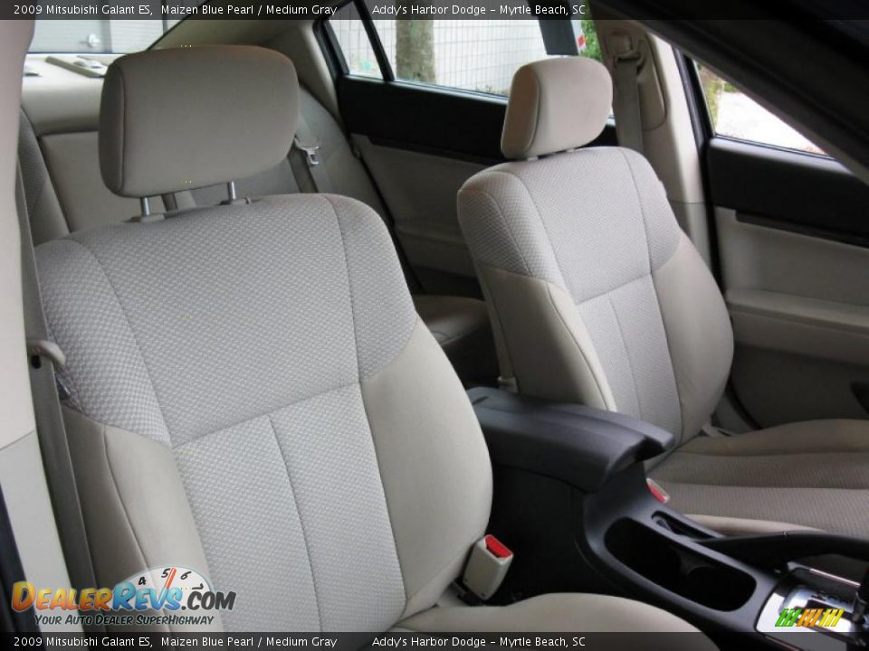 2009 Mitsubishi Galant ES Maizen Blue Pearl / Medium Gray Photo #16