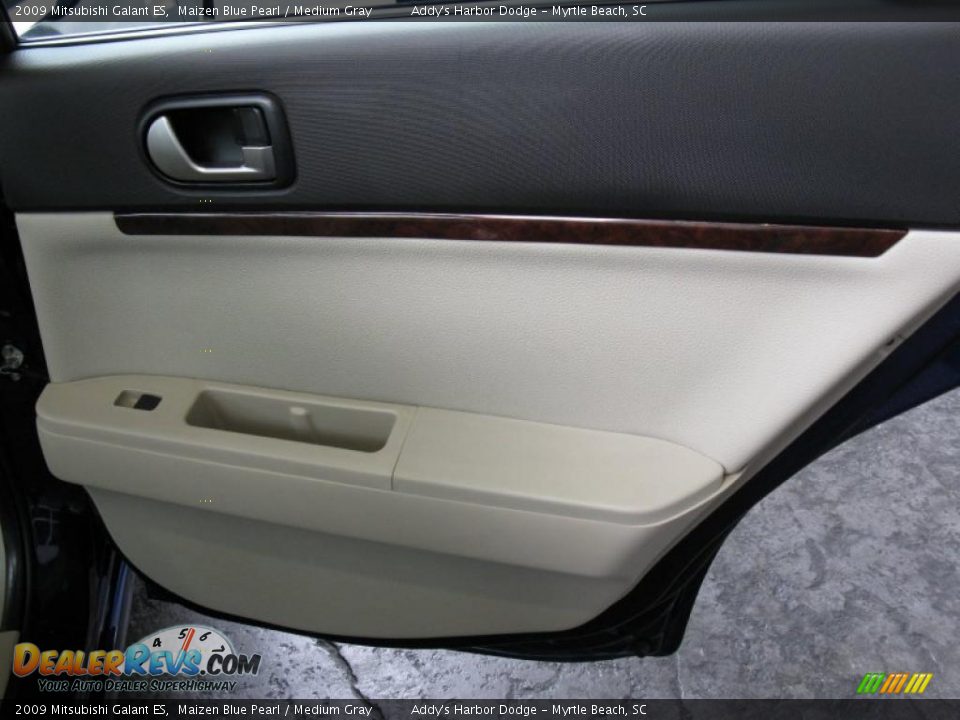 2009 Mitsubishi Galant ES Maizen Blue Pearl / Medium Gray Photo #18