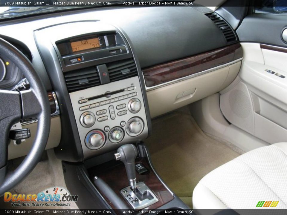2009 Mitsubishi Galant ES Maizen Blue Pearl / Medium Gray Photo #20