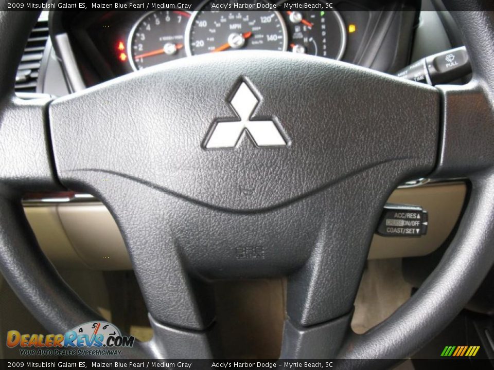 2009 Mitsubishi Galant ES Maizen Blue Pearl / Medium Gray Photo #21