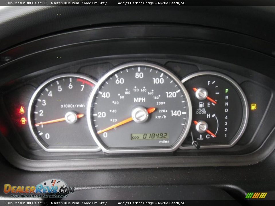 2009 Mitsubishi Galant ES Maizen Blue Pearl / Medium Gray Photo #24