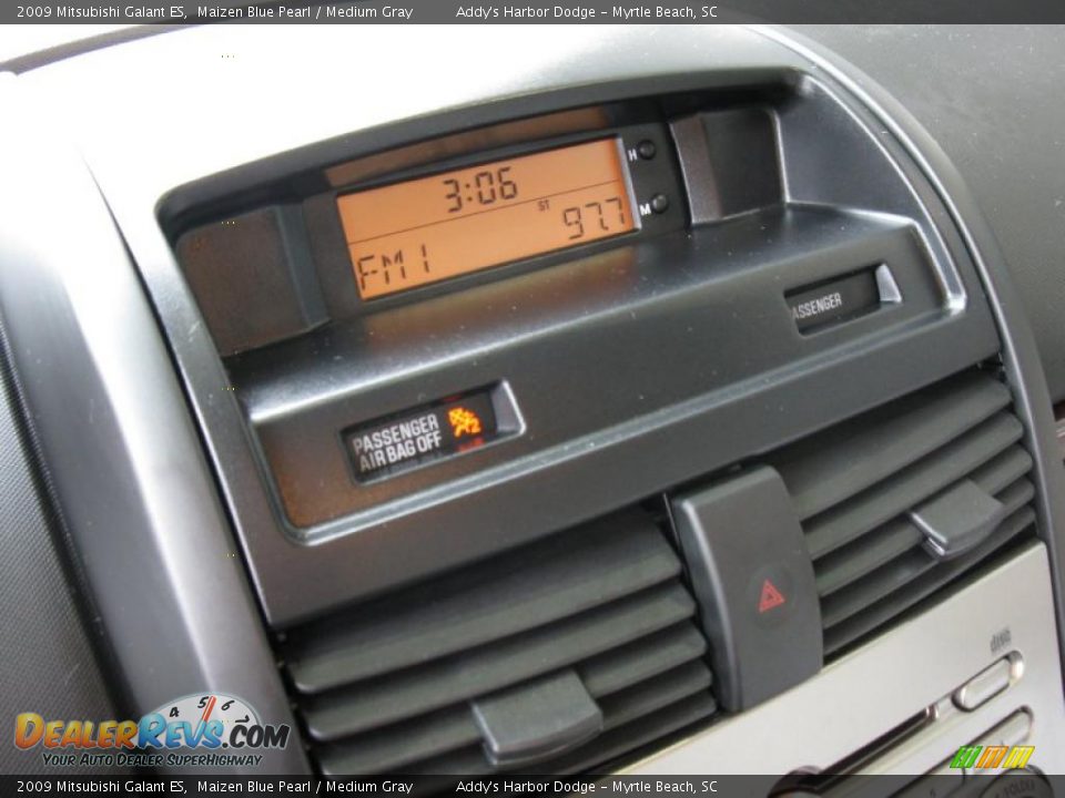 2009 Mitsubishi Galant ES Maizen Blue Pearl / Medium Gray Photo #26