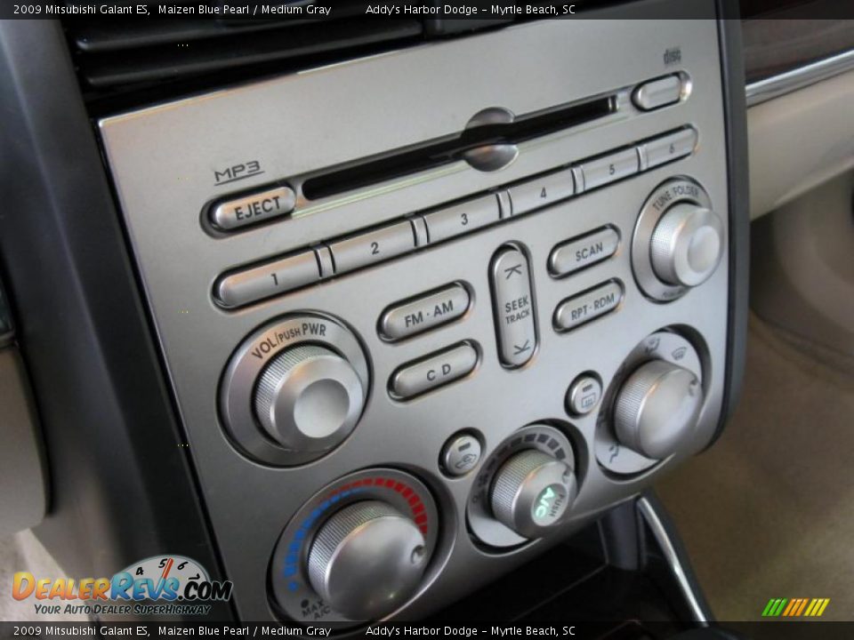 2009 Mitsubishi Galant ES Maizen Blue Pearl / Medium Gray Photo #27