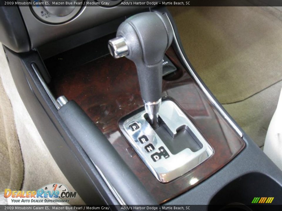 2009 Mitsubishi Galant ES Maizen Blue Pearl / Medium Gray Photo #28