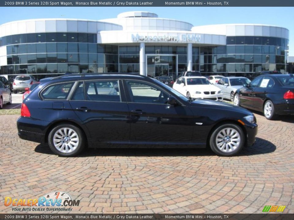 2009 BMW 3 Series 328i Sport Wagon Monaco Blue Metallic / Grey Dakota Leather Photo #1