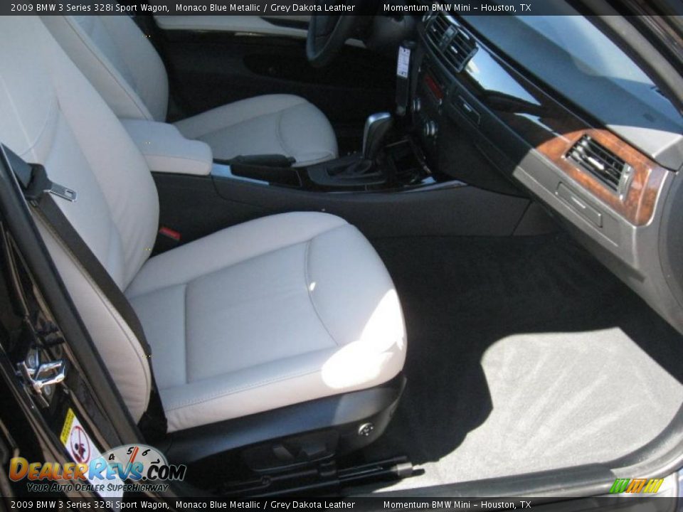 2009 BMW 3 Series 328i Sport Wagon Monaco Blue Metallic / Grey Dakota Leather Photo #9