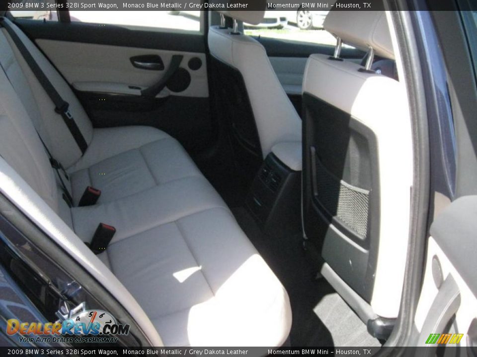 2009 BMW 3 Series 328i Sport Wagon Monaco Blue Metallic / Grey Dakota Leather Photo #10