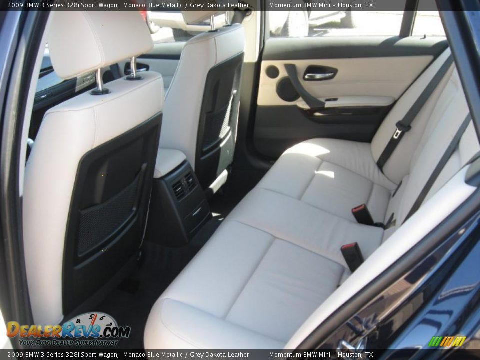 2009 BMW 3 Series 328i Sport Wagon Monaco Blue Metallic / Grey Dakota Leather Photo #12