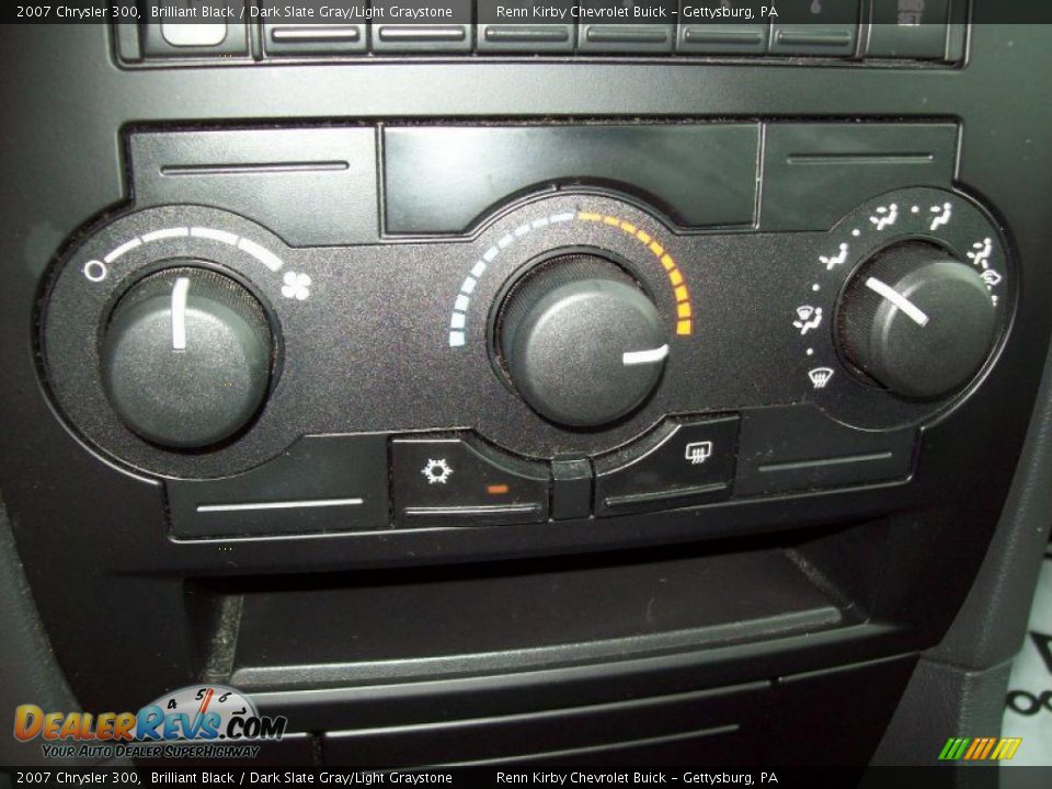 2007 Chrysler 300 Brilliant Black / Dark Slate Gray/Light Graystone Photo #22