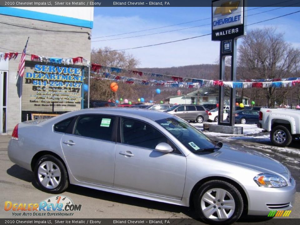 2010 Chevrolet Impala LS Silver Ice Metallic / Ebony Photo #3