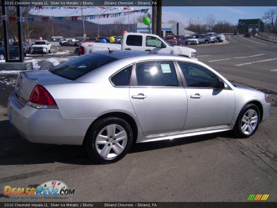 2010 Chevrolet Impala LS Silver Ice Metallic / Ebony Photo #4