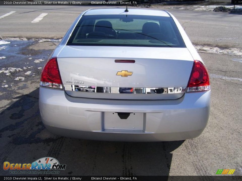 2010 Chevrolet Impala LS Silver Ice Metallic / Ebony Photo #5