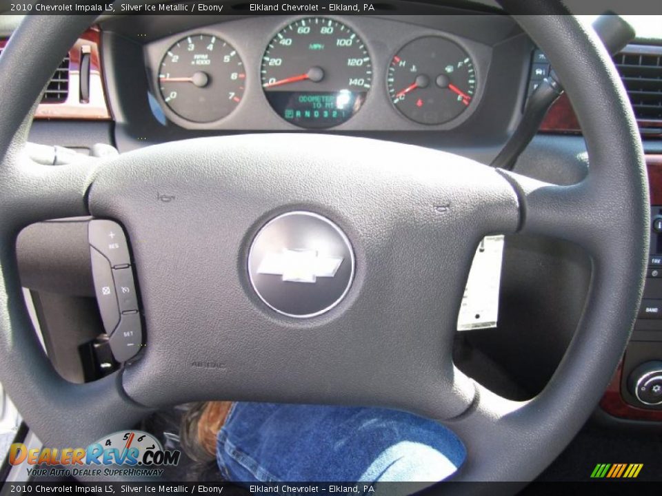 2010 Chevrolet Impala LS Silver Ice Metallic / Ebony Photo #36