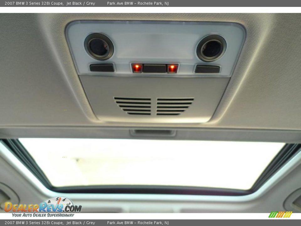 2007 BMW 3 Series 328i Coupe Jet Black / Grey Photo #30