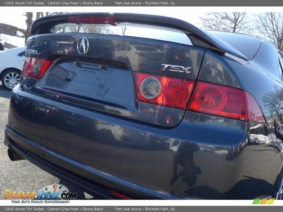 2006 Acura TSX Sedan Carbon Gray Pearl / Ebony Black Photo #3