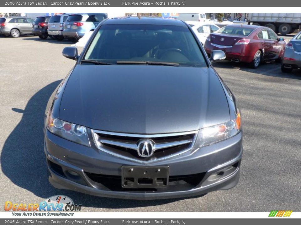 2006 Acura TSX Sedan Carbon Gray Pearl / Ebony Black Photo #5
