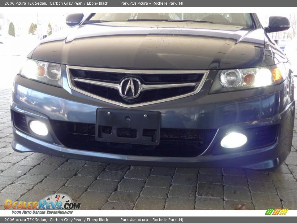 2006 Acura TSX Sedan Carbon Gray Pearl / Ebony Black Photo #22