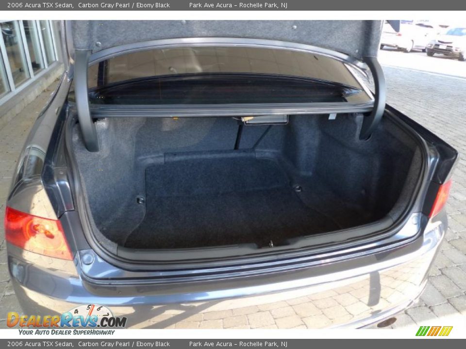 2006 Acura TSX Sedan Carbon Gray Pearl / Ebony Black Photo #24