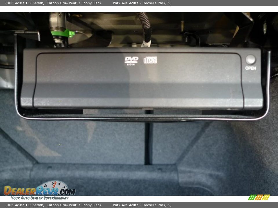2006 Acura TSX Sedan Carbon Gray Pearl / Ebony Black Photo #25