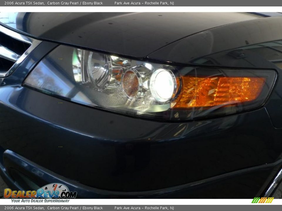2006 Acura TSX Sedan Carbon Gray Pearl / Ebony Black Photo #26