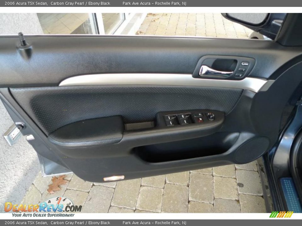 2006 Acura TSX Sedan Carbon Gray Pearl / Ebony Black Photo #27