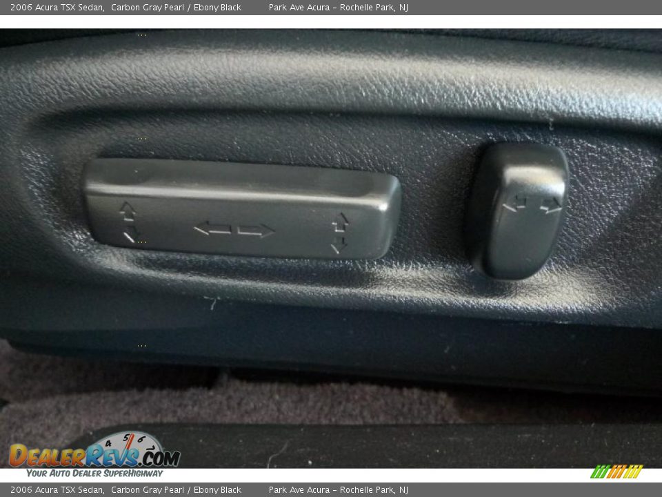 2006 Acura TSX Sedan Carbon Gray Pearl / Ebony Black Photo #31