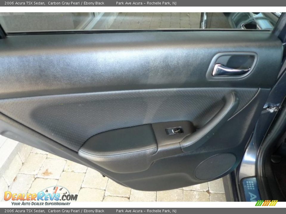 2006 Acura TSX Sedan Carbon Gray Pearl / Ebony Black Photo #32