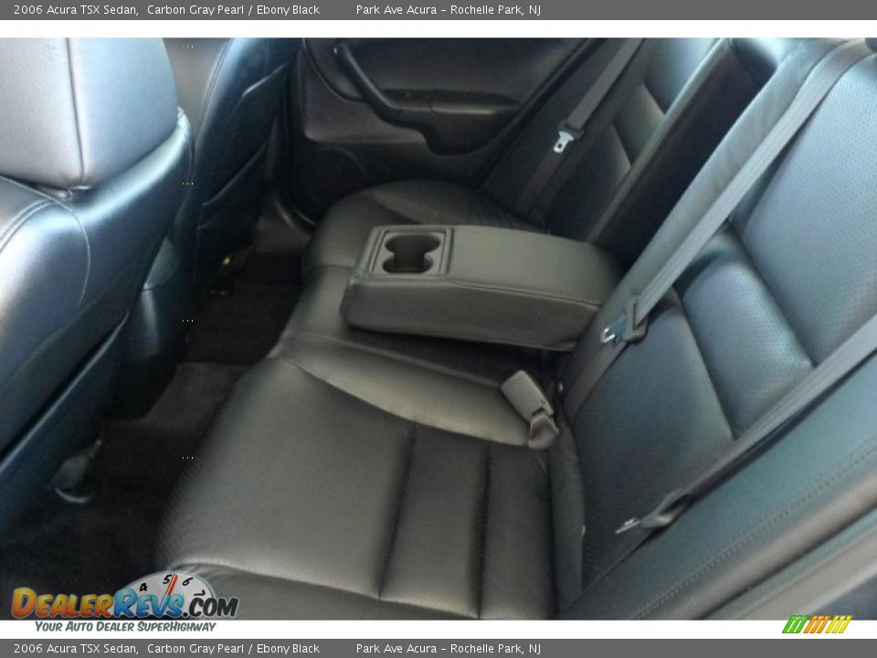 2006 Acura TSX Sedan Carbon Gray Pearl / Ebony Black Photo #33