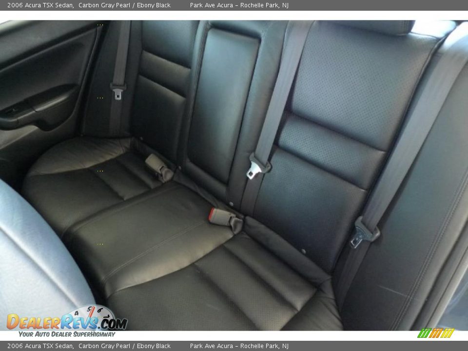 2006 Acura TSX Sedan Carbon Gray Pearl / Ebony Black Photo #34