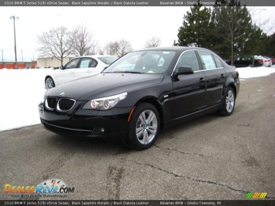 2010 BMW 5 Series 528i xDrive Sedan Black Sapphire Metallic / Black Dakota Leather Photo #1